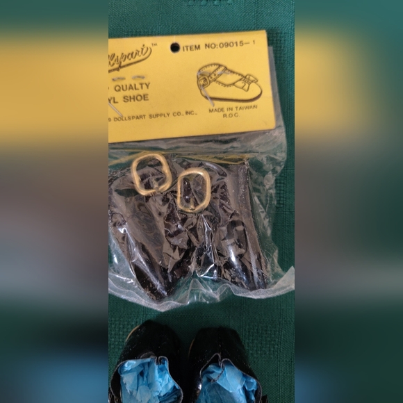 LOT of VINTAGE Doll Shoes Moccasins Ballet Slippers DOLLSPART 19 pair 1" to 2" - Picture 6 of 16